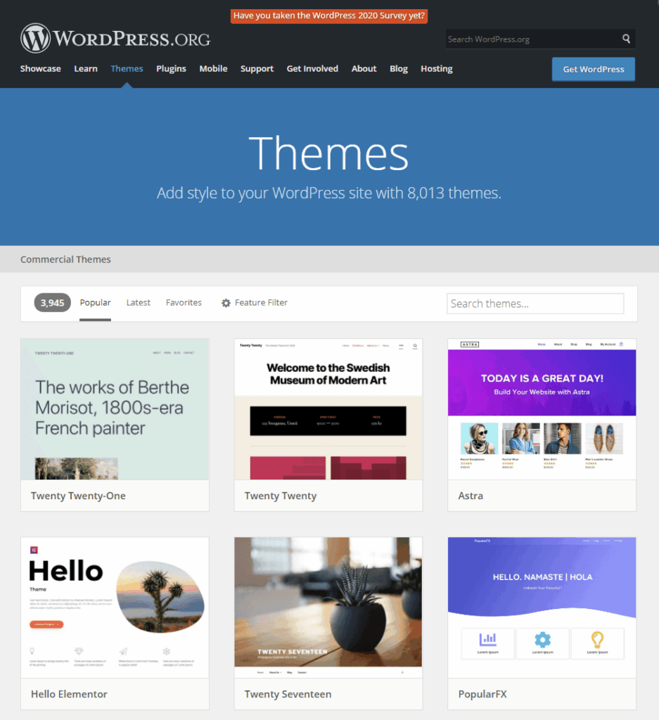 install wordpress theme