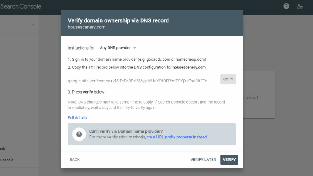 Welcome to Google Search Console