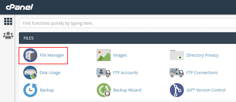 cPanel Main 2