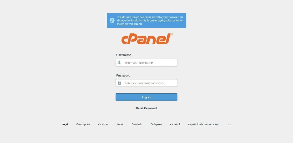 bluehost cpanel login