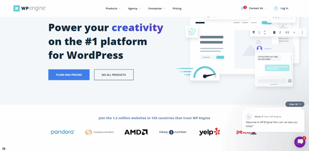 wp engine managed WordPress hosting