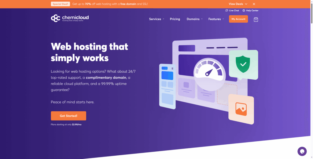Best cPanel Web Hosting Providers - Chemicloud