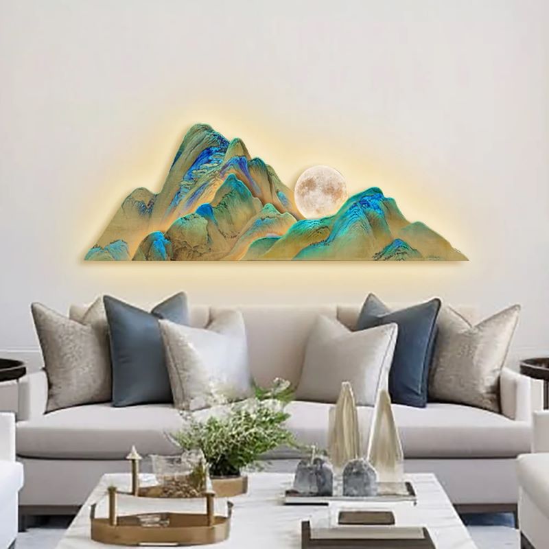 Chinese shanshui Style LED Wall Art