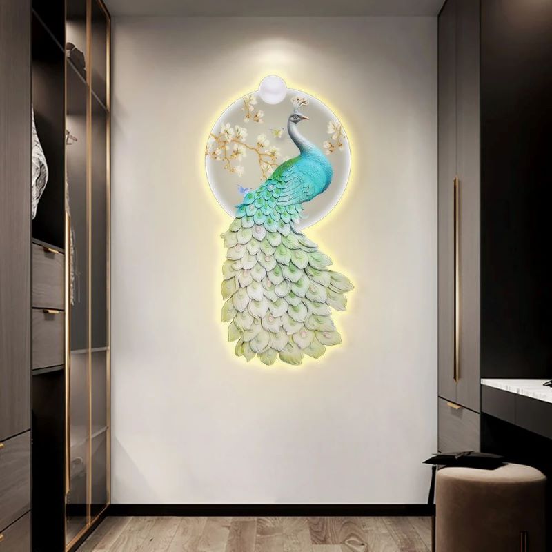 Peacock LED Wall Accents